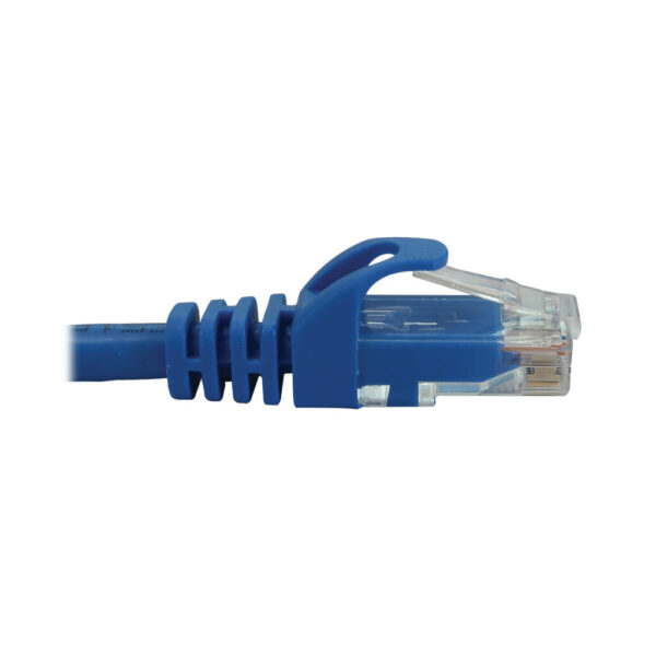 Tripp Lite series Cat6a 10G Snagless Molded UTP Ethernet Cable (RJ45 M/M), PoE, Blue, 25 ft. (7.6 m)