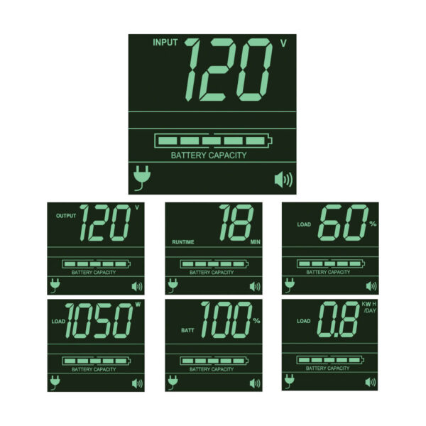 Tripp Lite series SmartPro 120V 2.2kVA 1.92kW Line-Interactive Sine Wave UPS, Lithium Iron Phosphate (LiFePO4) Batteries, 2U, LCD, USB, DB9