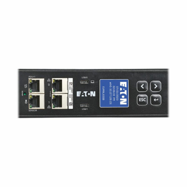 Eaton Single-Phase Managed Rack PDU G4, 208V, 20 Outlets, 24A, 5.8kW, L6-30 Input, 10 ft. Cord, 0U Vertical - EVMAL630B
