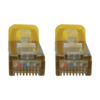 d0c3f2986794ba3bdbb8a2f5e2157840 Tripp Lite series Cat6a 10G Snagless Shielded Slim STP Ethernet Cable (RJ45 M/M), PoE, Yellow, 3 ft. (0.9 m)