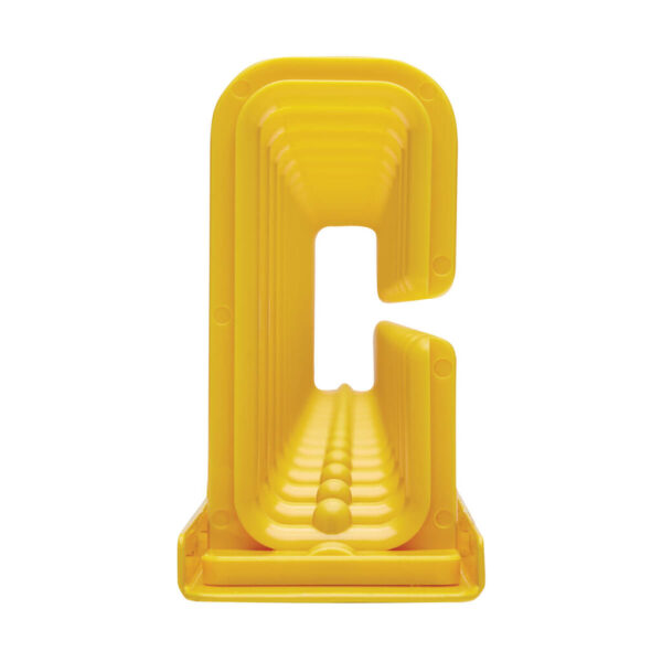 Tripp Lite series Vertical Cable Manager - Flexible Rings, Yellow, 6 ft. (1.8 m)
