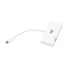 Tripp Lite series 3-Port USB-C Hub - USB 3.x (5Gpbs) Hub Ports, Gigabit Ethernet, 60W PD Charging, White