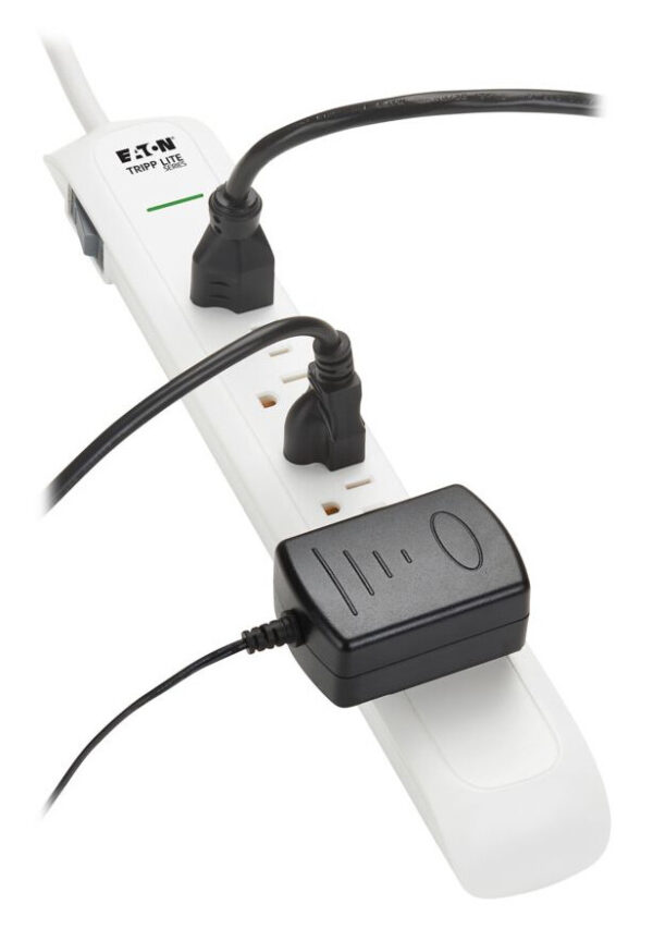 Tripp Lite series Protect It! 7-Outlet Surge Protector - 5-15R Outlets, 1500 Joules, 6 ft. (1.8 m) Cord, White