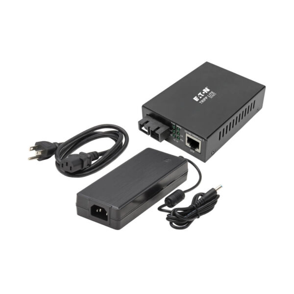 d10b116ba8d9dab46d39b621ffce7e35 Tripp Lite series Gigabit Multimode Fiber to Ethernet Media Converter, POE+ - 10/100/1000 SC, 1310 nm, 2 km (1.2 mi.)