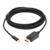 d117c767d33d1e1e8b6acfa023846d3b Tripp Lite series USB-C to DisplayPort Bi-Directional Active Adapter Cable (M/M), 4K 60 Hz, HDR, Locking DP Connector, 10 ft. (3.1 m), TAA