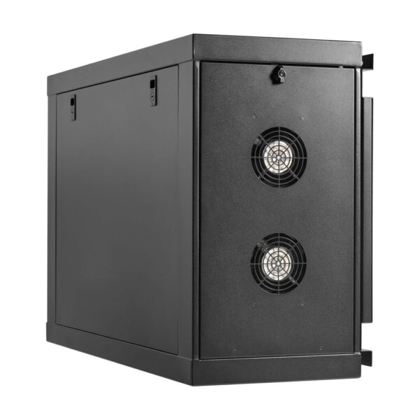 Tripp Lite series SmartRack 9U Low-Profile Side-Mount Wall-Mount Mini Rack Enclosure, Black
