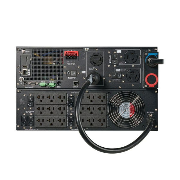 Eaton 9PX G2 5kVA 5kW Online UPS, 200-240V In, 120/240V Out, L6-30P/Hardwired In, 18x 5-20R, 2x L6-20R, 1x L6-30R, Network Card, 6U - 9PX5KTF5G2