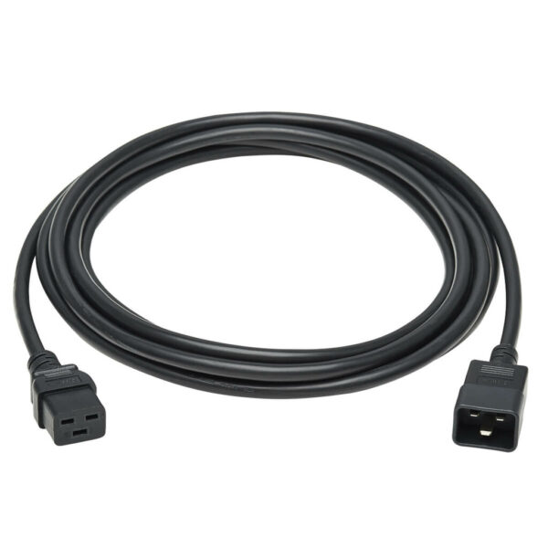 Tripp Lite series Power Extension Cord, C19 to C20 - Heavy-Duty, 15A, 250V, 14 AWG, 15 ft. (4.6 m), Black