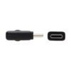 Tripp Lite series USB-C Cable (M/M) - USB 3.2 Gen 1 (5 Gbps), Thunderbolt 3 Compatible, Right-Angle Plug, 2 m (6.6 ft.)