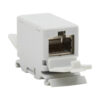 Tripp Lite series Cat6a Shielded In-Line DIN-Rail Mountable Snap-In Coupler (RJ45 F/F), TAA