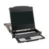d1731ac339b53bb7fbdd59630c67c0f6 Tripp Lite series NetDirector 8-Port DisplayPort KVM Switch Console with 17 in. LCD, IP Remote Access, Dual Rail, 1U Rack-Mount, TAA