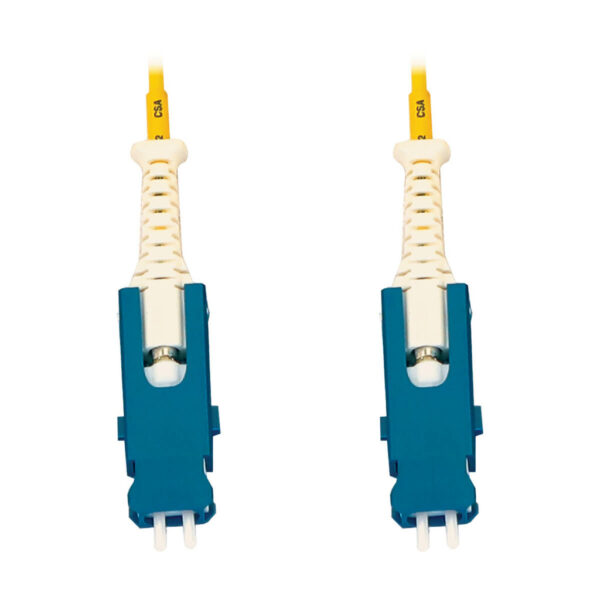 d19498e8c7c0787c68f4d679d03a6274-2 Tripp Lite series 400G Singlemode 9/125 OS2 Fiber Optic Cable (Duplex SN-UPC M/M), LSZH, Yellow, 5 m (16.4 ft.)