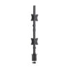 Tripp Lite series Dual Vertical Flat-Screen Desk Stand/Clamp Mount, 15 in. to 27 in. Flat-Screen Displays