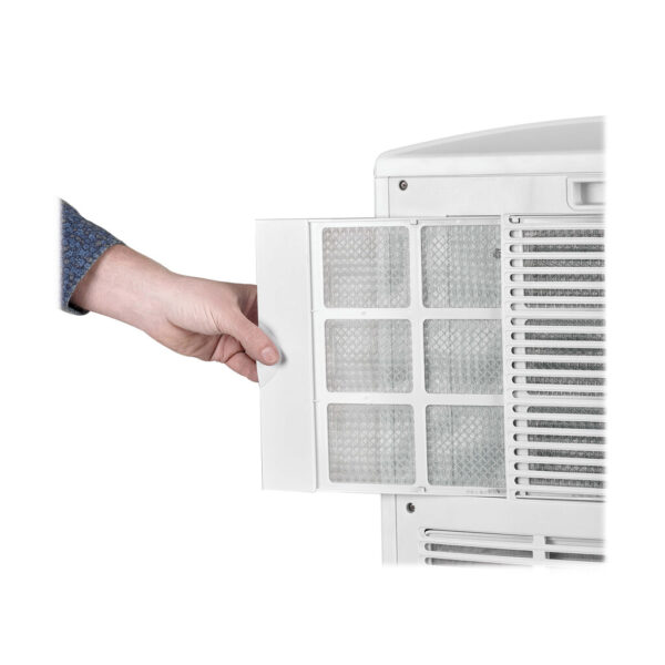 d1d62f86dfb51e5fc82370b5b876371c Tripp Lite series Portable AC Unit with Ionizer for Labs and Offices - 13,000 BTU (3.8 kW), 120V, R32 Refrigerant, Cable Lock Set, White