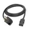 Tripp Lite series Piggyback Extension Cord, NEMA 5-15P/5-15R to C13 - 13A, 125V, 16 AWG, 6 ft. (1.83 m), Black