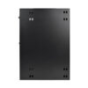 Tripp Lite series SmartRack 18U Low-Profile Switch-Depth Wall-Mount Half-Height Rack Enclosure, Clear Acrylic Window, Hinged Back