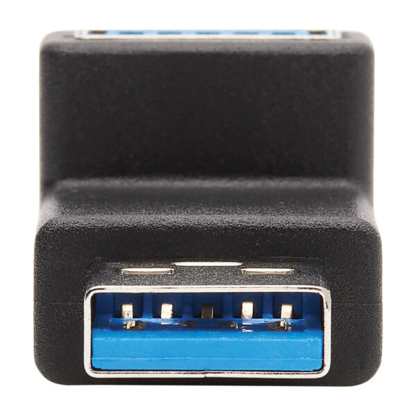 Tripp Lite series USB 3.0 SuperSpeed Adapter - USB-A to USB-A, M/F, Up Angle, Black