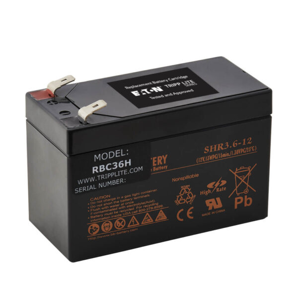 d242e4b91cfae25bd43ba9d20011cdd1 Tripp Lite series UPS Replacement Battery Cartridge for Select AVR550U/AVRX550U UPS Systems, 12V - RBC36H