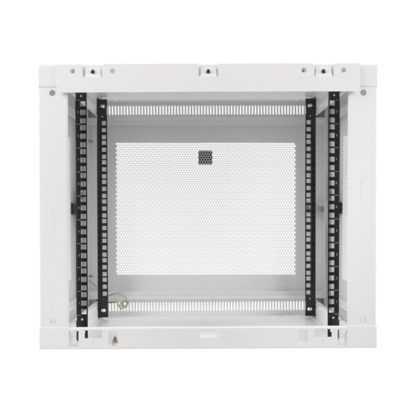Tripp Lite series SmartRack 9U Low-Profile Switch-Depth-Plus Wall-Mount Mini Rack Enclosure, White