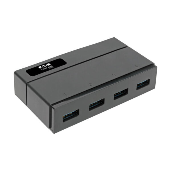 Tripp Lite series 4-Port USB 3.x (5Gbps) Hub for Data and USB Charging - USB-A, 2.4A Charging