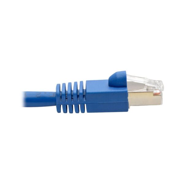 Tripp Lite series Cat6a 10G Snagless Shielded STP Ethernet Cable (RJ45 M/M), PoE, Blue, 14 ft. (4.27 m)