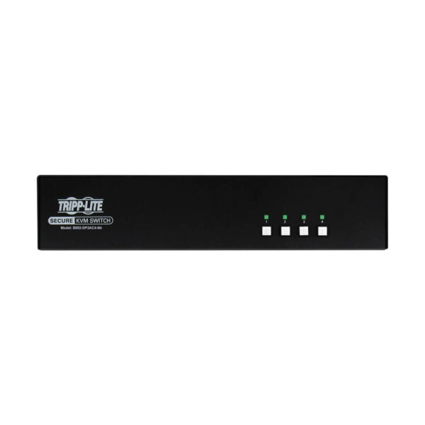 d291674ff75fb47e82a1b26af1ee55af Secure KVM Switch, 4-Port, Dual Head, DisplayPort to DisplayPort, 4K, NIAP PP4.0, Audio, CAC, TAA