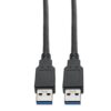 d297b88b739a2f2e06fa596ed792d26b Tripp Lite series USB 3.0 SuperSpeed A to A Cable for USB 3.0 All-in-One Keystone/Panel Mount Couplers (M/M), Black, 6 ft. (1.8 m)