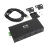Tripp Lite series 4-Port Industrial-Grade USB 2.0 Hub - 15 kV ESD Immunity, Metal Housing, Wall/DIN Mountable