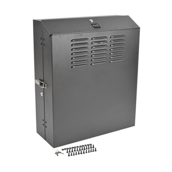 d2c18285d2d652d40c230b1d8006a327 Tripp Lite series SmartRack 4U Low-Profile Vertical-Mount Switch-Depth Wall-Mount Rack Enclosure Cabinet