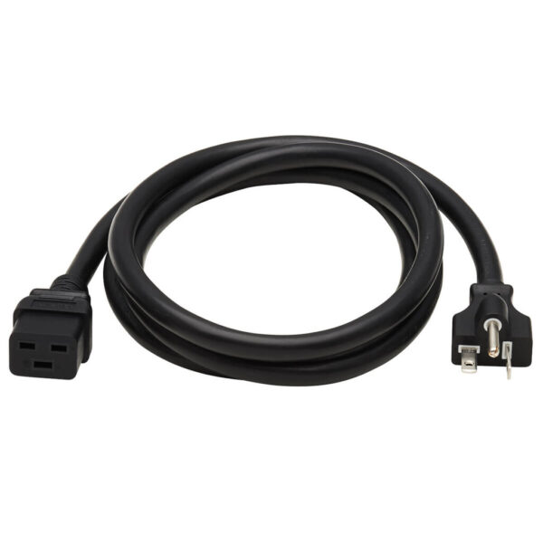 d2ecc657cba155dee1cda5f1d8777849 Tripp Lite series Power Cord, C19 to NEMA 5-20P - Heavy-Duty, 20A, 125V, 12 AWG, 6 ft. (1.8 m), Black