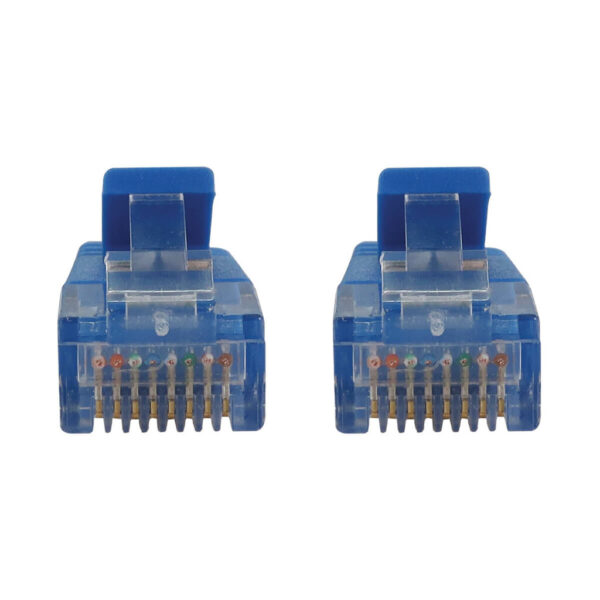 d2fb6976120773e4de4287d764d7ee5d-1 Tripp Lite series Cat6a 10G Snagless Molded Slim UTP Ethernet Cable (RJ45 M/M), PoE, Blue, 7 ft. (2.1 m)