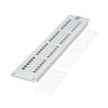 Tripp Lite series 48-Port Cat6 Patch Panel - 4PPoE Compliant, 110/Krone, 568A/B, RJ45 Ethernet, 2U Rack-Mount, White, TAA