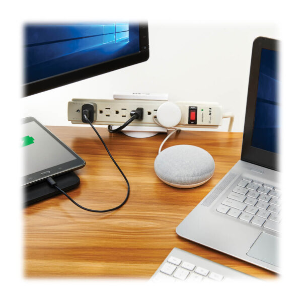 Tripp Lite series Clamp-On Power Strip Holder, White