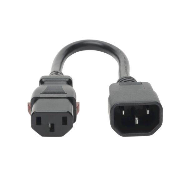 Tripp Lite series Power Extension Cord, Locking C13 to C14 PDU Style - 10A, 250V, 18 AWG, 1 ft. (0.31 m)