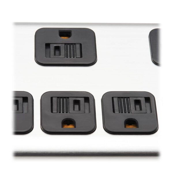 d37c966f026e57b0045d1c74ba331115 Tripp Lite series 8-Outlet Surge Protector with 1 USB-A and 1 USB-C (3.9A Shared) - 8 ft. Cord, 2100 Joules, Metal Housing