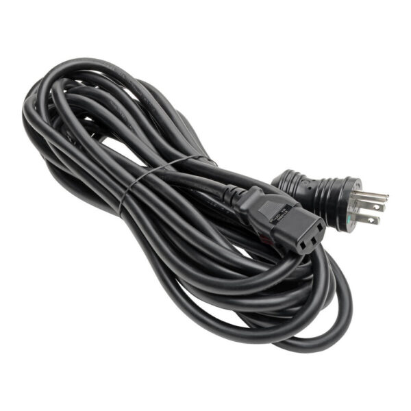 d3aa5e3965c7dae77c9cf99c3bc9c7ff Tripp Lite series Hospital-Grade Power Cord, NEMA 5-15P to Locking IEC C13 - Green Dot, 15A, 125V, 14 AWG, 25 ft. (7.62 m), Black