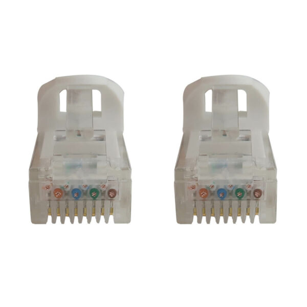 Tripp Lite series Cat6a 10G Snagless Molded UTP Ethernet Cable (RJ45 M/M), PoE, White, 25 ft. (7.6 m)