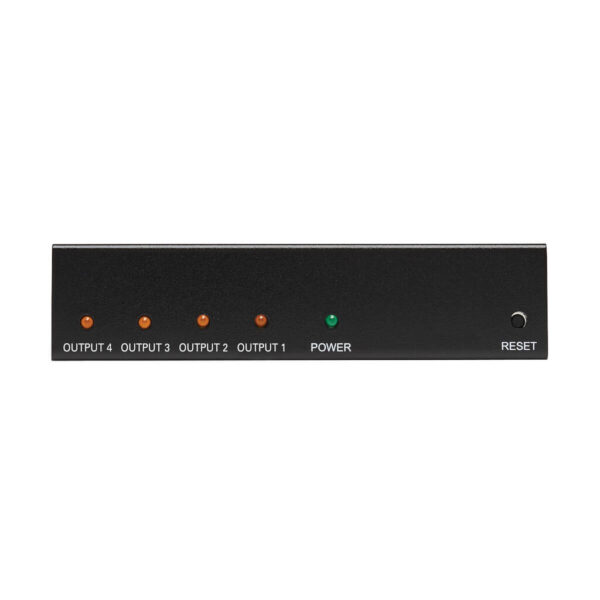 Tripp Lite series 4-Port HDMI Splitter - 4K @ 60 Hz, 4:4:4, Multi-Resolution Support, HDR, HDCP 2.2, TAA