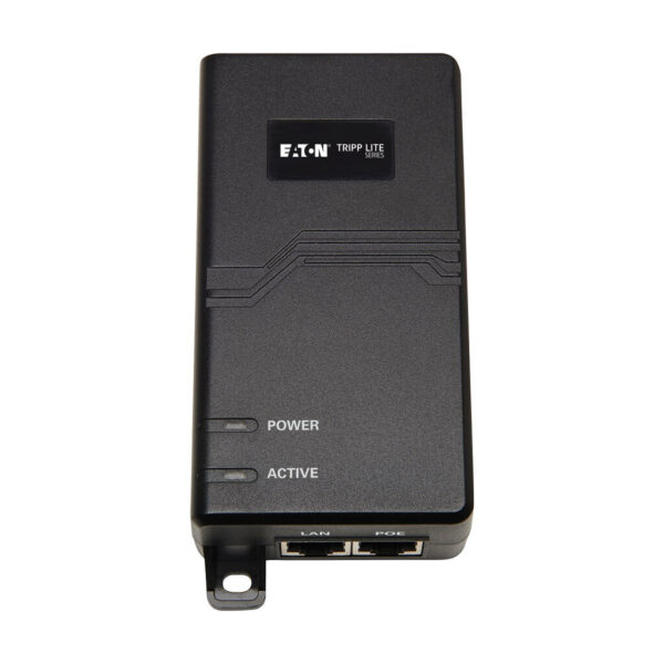d3e7a32f2a75703d946f90e6e59ee88e Tripp Lite series Gigabit PoE+ Midspan Active Injector - IEEE 802.3at/802.3af, 30W, 1 Port, International Power Cords