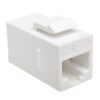 Tripp Lite series Cat6a Straight-Through Modular In-Line Snap-In Coupler, (RJ45 F/F), TAA