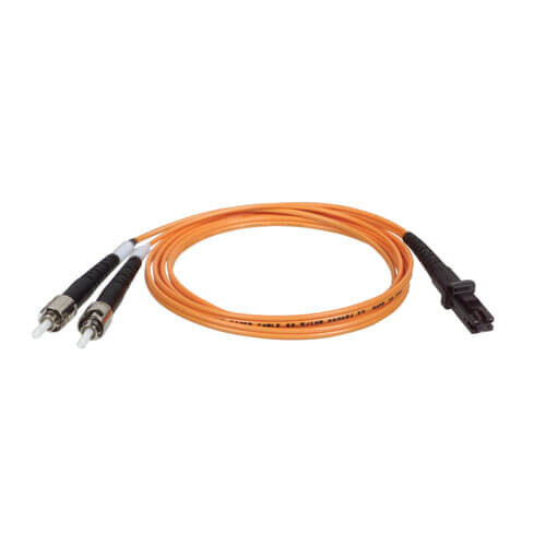 Tripp Lite series Duplex Multimode 62.5/125 Fiber Patch Cable (MTRJ/ST), 2M (6 ft.)