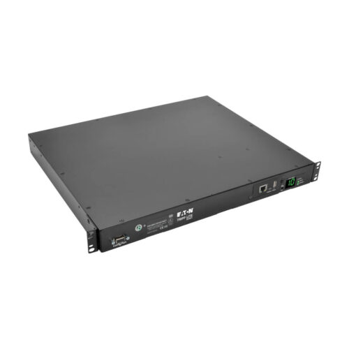 Tripp Lite series 2.4kW Single-Phase Switched Automatic Transfer Switch PDU, Two 200-240V C14 Inlets, 10 C13 Outputs, 1U, TAA