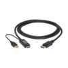 d45b65bc25ac5c861503b2bd8eb272b5 Tripp Lite series HDMI to DisplayPort Active Adapter Cable (M/M) - 4K, USB Power, Black, 2 m (6.6 ft.)