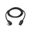 Tripp Lite series Desktop Computer AC Power Cord, Right-Angle NEMA 5-15P to C13 - 10A, 125V, 18 AWG, 6 ft. (1.83 m), Black