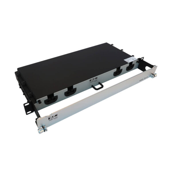 d4d5c3ea61b98ce6ae85f47a1d66c574 Tripp Lite series Preloaded Fiber Panel, 1U - 2x (24F MTP/MPO-APC to 12x LC Duplex F/M) 24F Trunk Cables, OS2 Singlemode, 10 m (32.8 ft.)