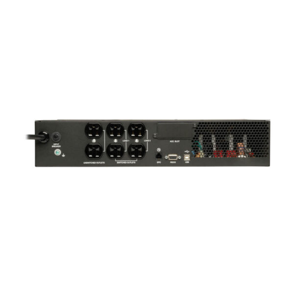 TAA SmartPro 120V 1kVA 800W Line-Interactive Sine Wave UPS, 2U Rack/Tower, Network Card Options, LCD, USB, 6 Outlets