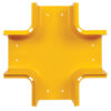 Tripp Lite series Toolless Horizontal 4-Way Junction for Fiber Routing System, 120 mm (5 in.)