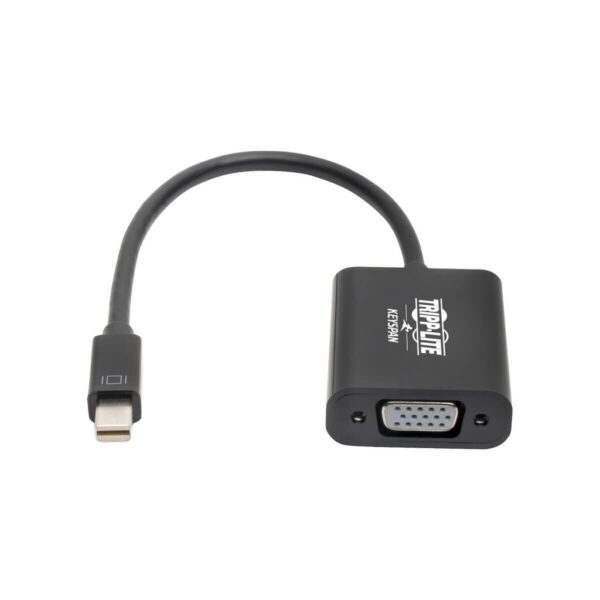 Tripp Lite series Keyspan Mini DisplayPort to Active VGA Adapter, Video Converter (M/F), Black, 6-in. (15.24 cm)