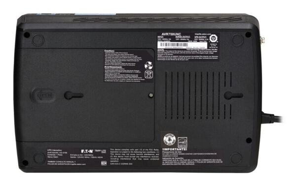 Tripp Lite 750VA 450W 120V Line-Interactive Cloud-Connected UPS, 12 5-15R Outlets (6 Surge-Only), 5-15P Plug, Desktop - AVR750UNC