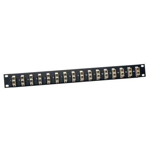 Tripp Lite series 16-Port Fiber Patch Panel, 1U (SC/SC), Multimode or Singlemode